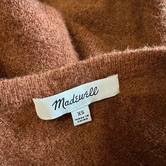 Madewell Cozy Walker Cardigan style J4814 size XS merino wool and alpaca blend - Picture 4 of 7